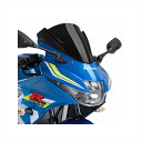バイクパーツ 外装プーチ スクリーン レーシング ブラック9721N 4549950740407GSX-R125 17-