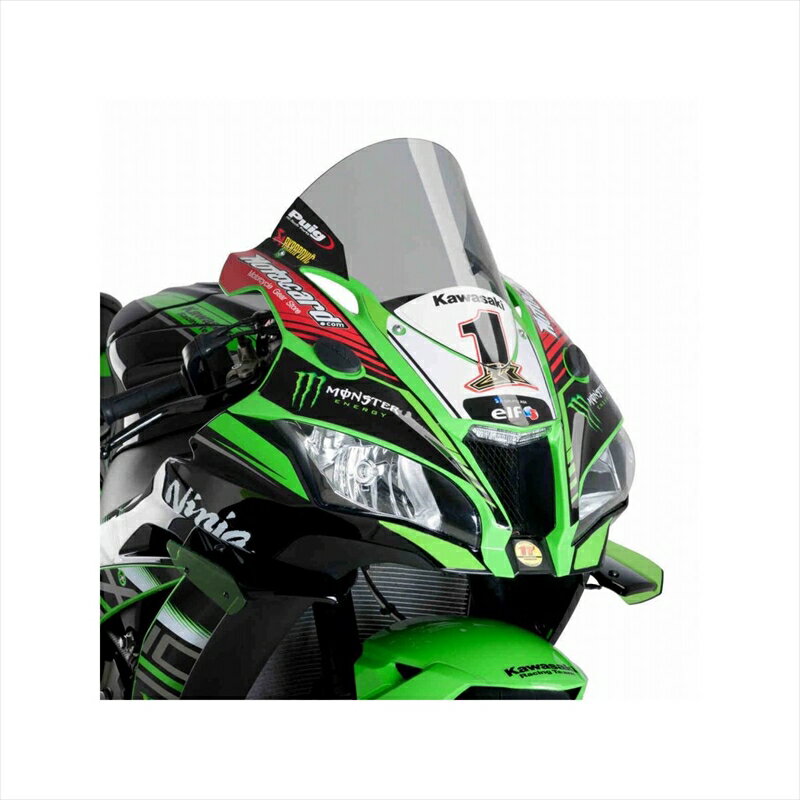 バイクパーツ 外装プーチ レーシングスクリーン R-RACER スモーク 9849H 4549950865643ZX-10RR 16-20