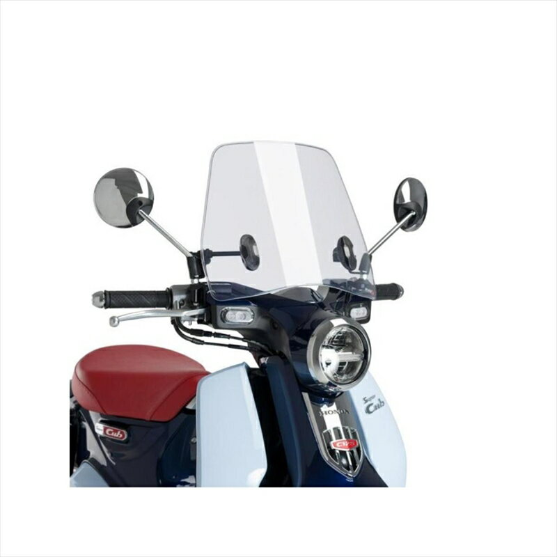 バイクパーツ 外装プーチ ウインドシールド Trafic クリア3490W 4550255249694SUPER CUB C125 18-19