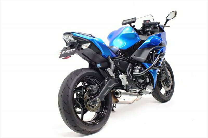 バイク用品 外装アクティブ アクティブ フェンダーレスKIT LEDナンバートウツキ BLK NINJA650 17-22 Z650 17-201157090 ...