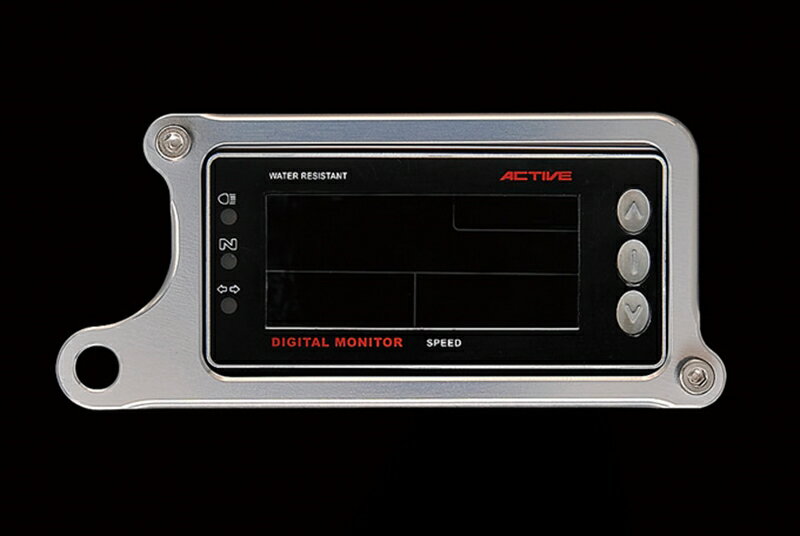 バイクパーツWOODSTOCK(ウッドストック) メーターステー Bタイプ/SLV ADC-00B-SL4549950019329アクティブコンパクトレブ/テンプ/スピードメーター用