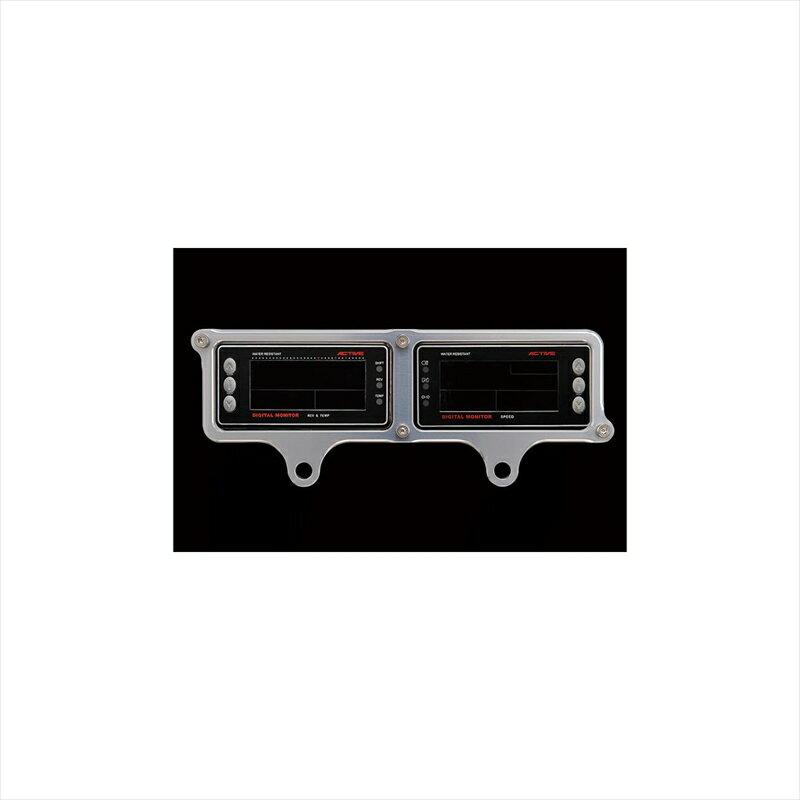 バイクパーツWOODSTOCK(ウッドストック) メーターステー Dタイプ/SLV ADM-10D-SL4548664119486アクティブ/Ver.4モニター用