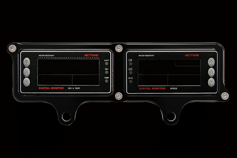 バイクパーツWOODSTOCK(ウッドストック) メーターステー Dタイプ/BLK ADM-10D-BK4548664119493アクティブ/Ver.4モニター用