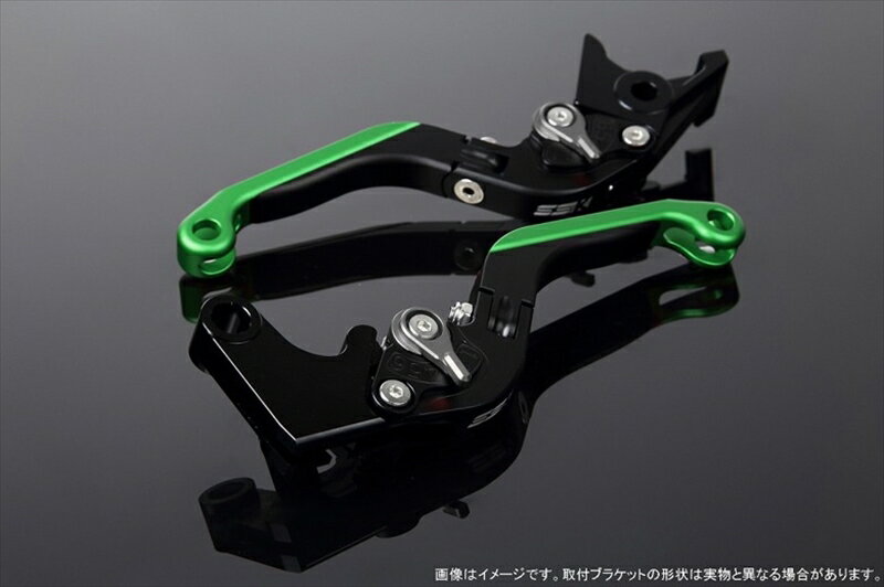 ハンドル エスエスケイ スピードラ アジャストレバー 可倒延長式 Mブラック/Mチタン/MグリーンPCX JF28 JF56 PCX150 KF12/18 LVGM001BK-TMGN 4580540568667 取寄品