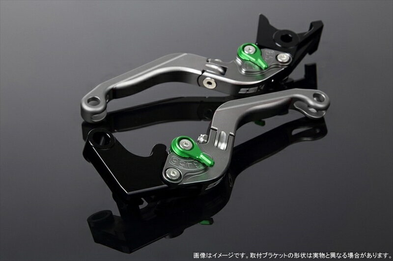 ハンドル エスエスケイ スピードラ アジャストレバー 可倒延長式 Mチタン/Mグリーン/Mチタン PCX JF28 JF56 PCX150 KF12/18 LVGM001TM-GNTM 4580540569824 取寄品