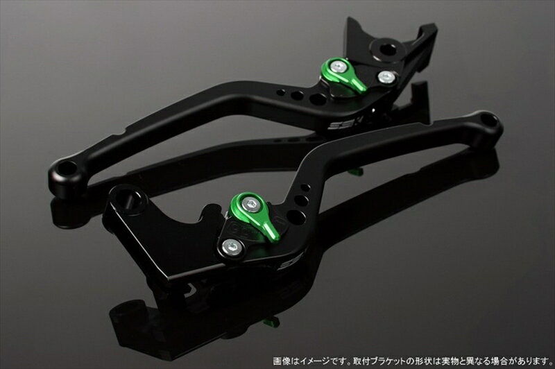 【5日前後で発送】 ハンドル エスエスケイ スピードラ アジャストレバー スタンダード ロング Mブラック/Mグリーン MAJESTY250 SG20J -11/GRANDMAJESTY250 SG15J LVBM035BK-GN 4589995120024 取寄品