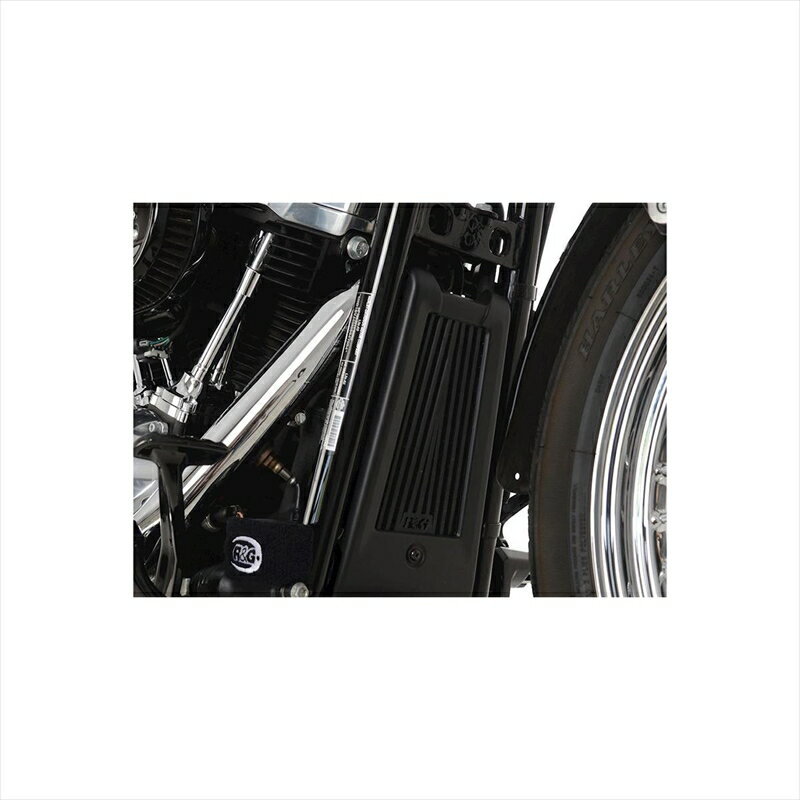 バイクパーツ 冷却系アールアンドジー Oil Cooler Guard:BLACKRG-OCG0048BK 4580779590064Softail Standard(22-)