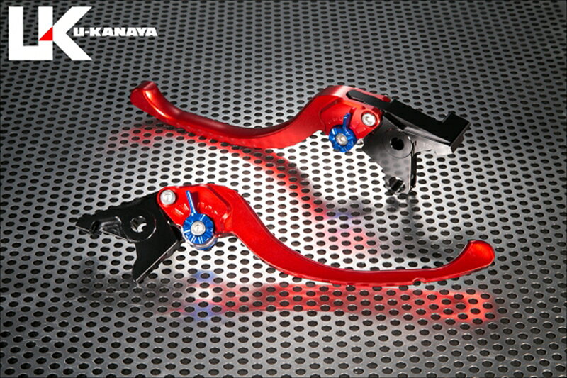 バイクパーツ ハンドルユーカナヤ レバーセット ツーリング RD/GDKA081-011-0805 4550255893408エリミネーター400/SE 23-