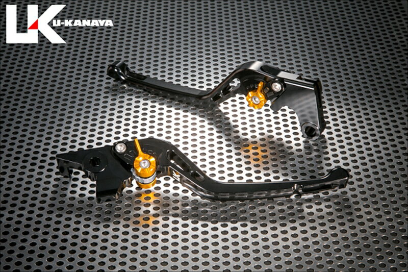 バイクパーツ ハンドルユーカナヤ レバーセット GPタイプ/ロング BK/GDKA081-011-0501 4550255894313エリミネーター400/SE 23-