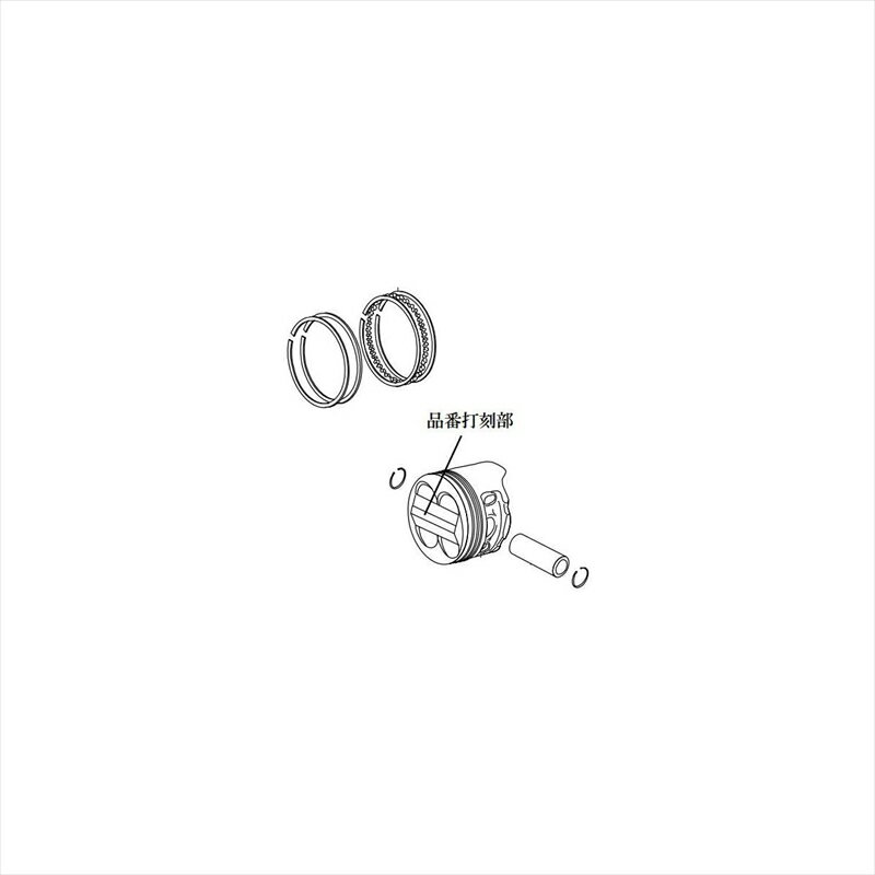 バイクパーツ スペシャルパーツタケガワ ピストンキット S.Head 4V/124cc 01-02-6024 4514162294055モンキー/ゴリラ