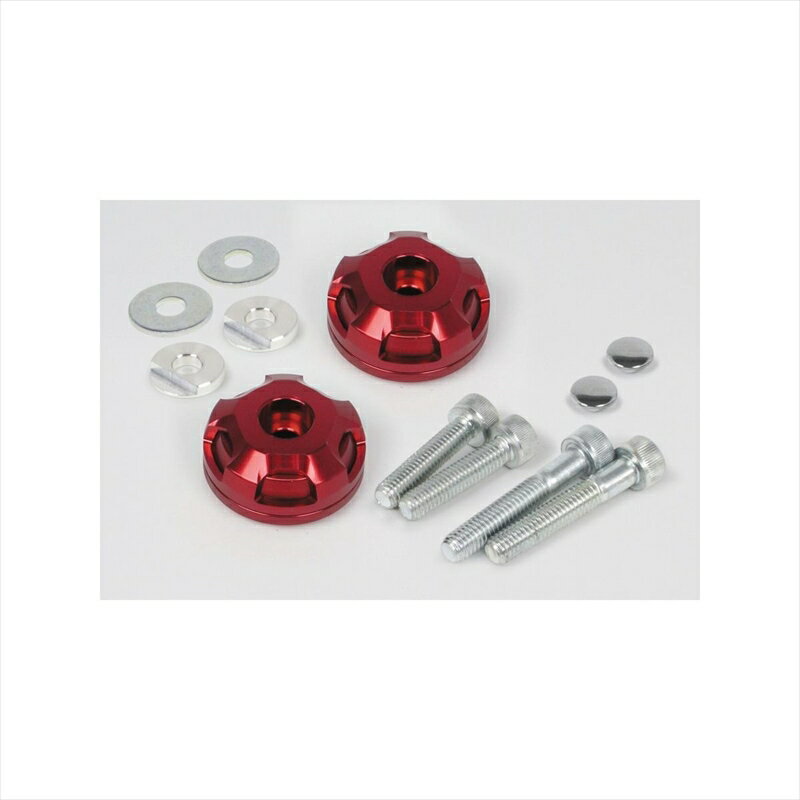 バイクパーツ ハンドルスペシャルパーツタケガワ 2ピースバーエンド RED/RED 06-01-0393 4514162238929PCX/GROM/CROSS CUB等