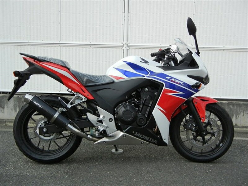 マフラー ダブルアールズ WR`S S O ラウンドカーボンサイレンサー CBR400R CB400F 400X 13-15(EBL-NC47) BC1420JM 4548664951208 取寄品