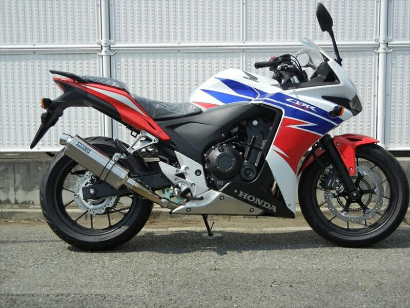 マフラー ダブルアールズ WR`S S O ST-OVAL ソリッドタイプ CBR400R CB400F 400X 13-15(EBL-NC47) OV1420JM 4548664951222 取寄品