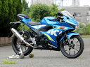 マフラー ダブルアールズ WR`S フルEX ラウンドステンレスサイレンサー GSX-R125(2BJ-DL33B) GSX-R150 逆輸入車 LA3125J...