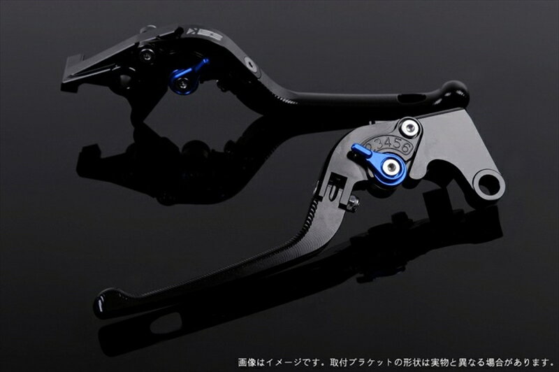 ハンドル エスエスケイ スピードラ アジャストレバー 3D可倒式 ブラック/ブルー FZ1フェザー 06-14 MT-07 14-18 XSR700 18 YA0405254-BE 4589995508730 取寄品