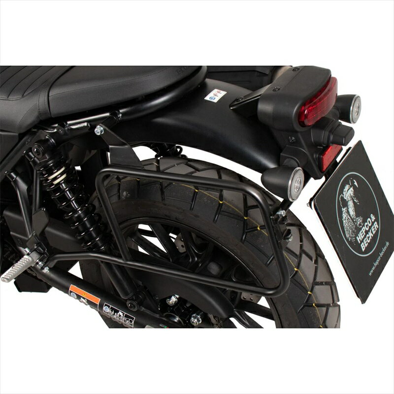 バイクパーツHEPCO&BECKER(ヘプコアンドベッカー) サイドキャリア ブラック 6539543 00 014550255909321CL500/250 23-25