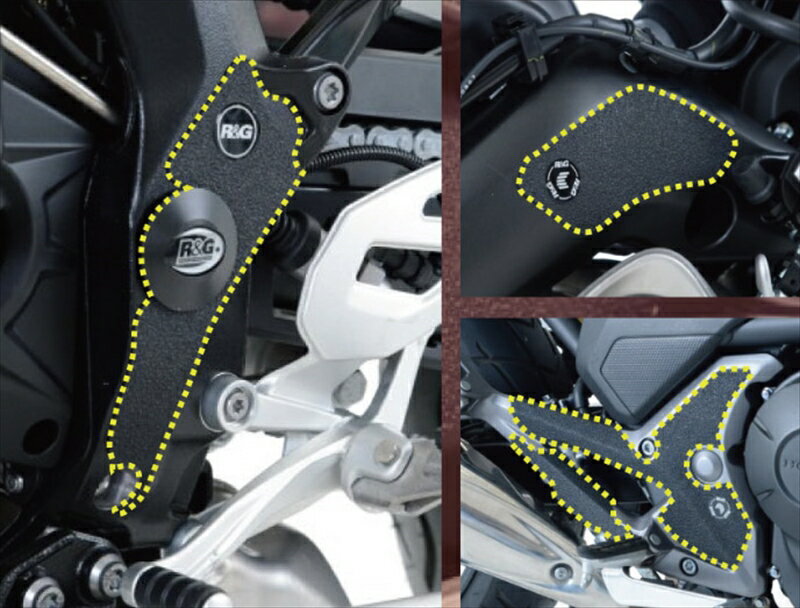 バイクパーツ 外装アールアンドジー Boot Guard:BLACKRG-EZBG009BL 4580779591153RS125 21- /Tuono125 21-