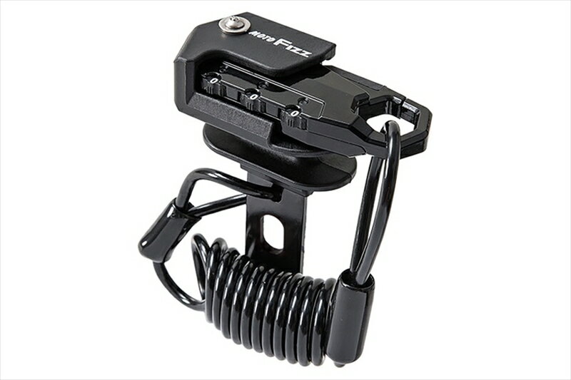 【5日前後で発送】 ヘルメット モトフィズ ヘルメット用ワイヤーロック コイル ブラック MF-4758 4510819106252 取寄品