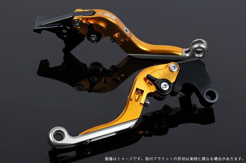 【5日前後で発送】 ハンドル エスエスケイ スピードラ アジャストレバー 可倒延長式 ゴールド/ブラック/シルバー ZX-6R 07-17 ZX-10R 06-15 KA0406026-BKSR 4589995390342 取寄品