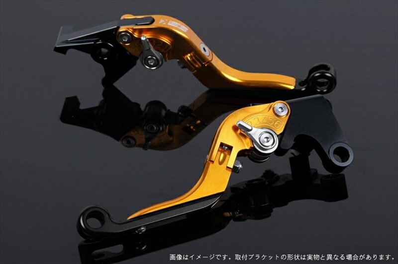 【5日前後で発送】 ハンドル エスエスケイ スピードラ アジャストレバー 可倒延長式 ゴールド/シルバー/ブラック ZX-6R 07-17 ZX-10R 06-15 KA0406026-SRBK 4589995390403 取寄品