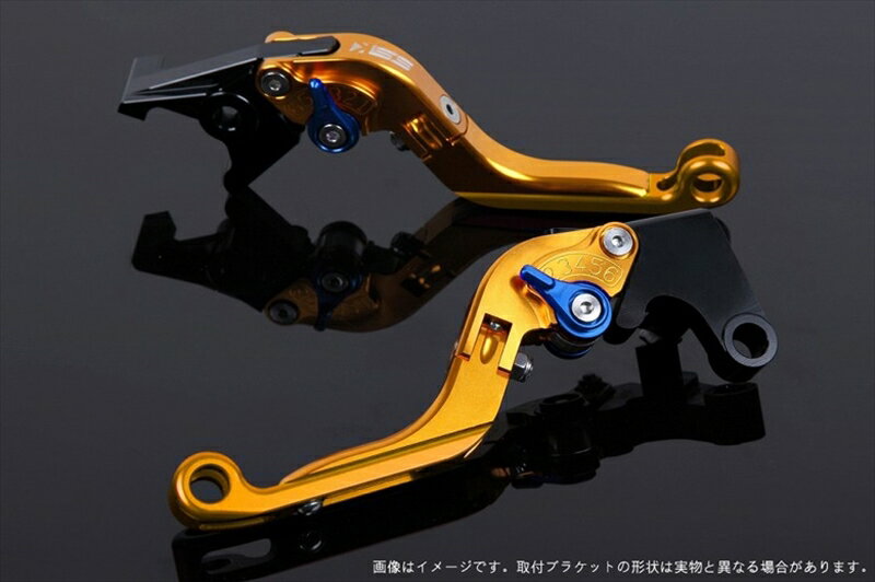 【5日前後で発送】 ハンドル エスエスケイ スピードラ アジャストレバー 可倒延長式 ゴールド/ブルー/ゴールド ZX-6R 07-17 ZX-10R 06-15 KA0406026-BEGD 4589995390564 取寄品