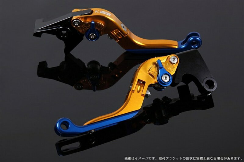 ハンドル エスエスケイ スピードラ アジャストレバー 可倒延長式 ゴールド/ブルー/ブルー ZX-6R 07-17 ZX-10R 06-15 KA0406026-BEBE 4589995390571 取寄品