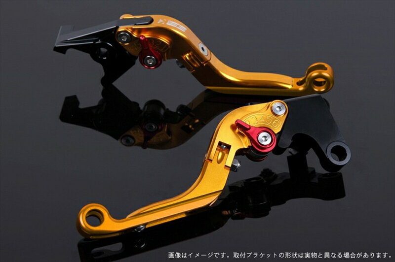 【5日前後で発送】 ハンドル エスエスケイ スピードラ アジャストレバー 可倒延長式 ゴールド/レッド/ゴールド ZX-6R 07-17 ZX-10R 06-15 KA0406026-RDGD 4589995390632 取寄品