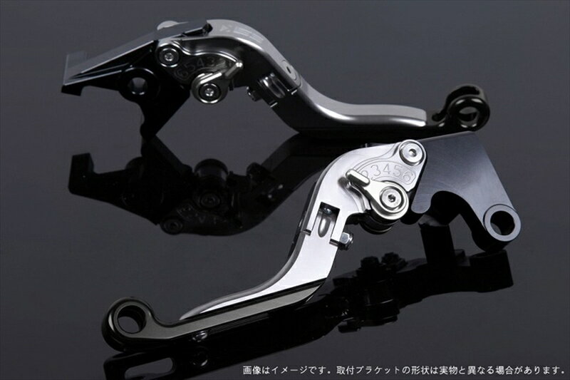 【5日前後で発送】 ハンドル エスエスケイ スピードラ アジャストレバー 可倒延長式 チタン/シルバー/ブラック ZX-6R 07-17 ZX-10R 06-15 KA0406028-SRBK 4589995390892 取寄品