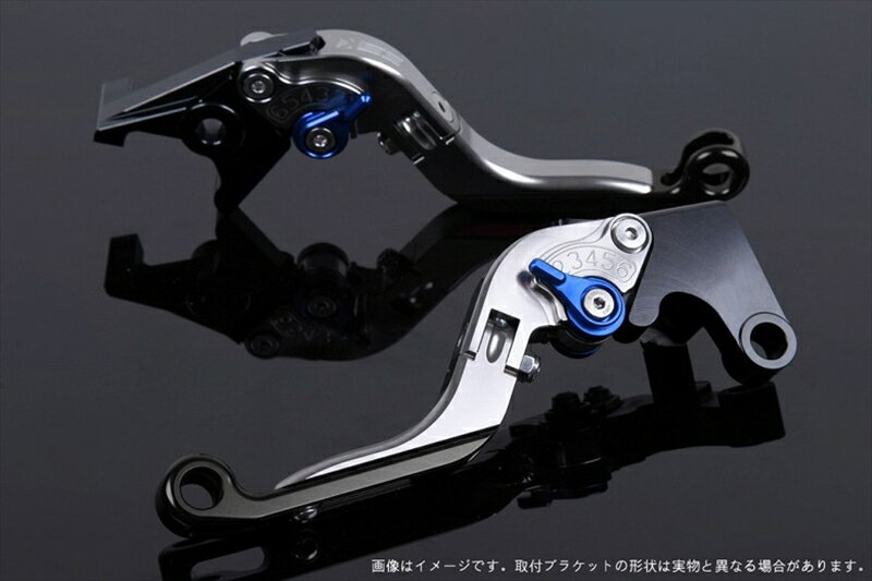 【5日前後で発送】 ハンドル エスエスケイ スピードラ アジャストレバー 可倒延長式 チタン/ブルー/ブラック ZX-6R 07-17 ZX-10R 06-15 KA0406028-BEBK 4589995391035 取寄品