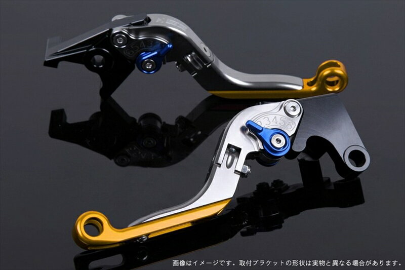 【5日前後で発送】 ハンドル エスエスケイ スピードラ アジャストレバー 可倒延長式 チタン/ブルー/ゴールド ZX-6R 07-17 ZX-10R 06-15 KA0406028-BEGD 4589995391059 取寄品