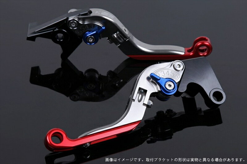【5日前後で発送】 ハンドル エスエスケイ スピードラ アジャストレバー 可倒延長式 チタン/ブルー/レッド ZX-6R 07-17 ZX-10R 06-15 KA0406028-BERD 4589995391073 取寄品