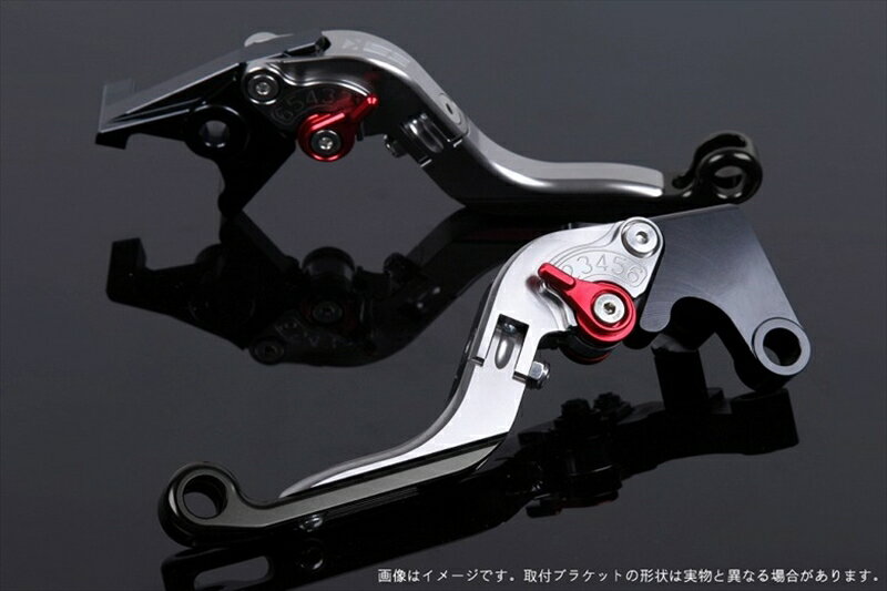 【5日前後で発送】 ハンドル エスエスケイ スピードラ アジャストレバー 可倒延長式 チタン/レッド/ブラック ZX-6R 07-17 ZX-10R 06-15 KA0406028-RDBK 4589995391103 取寄品