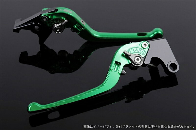 ハンドル エスエスケイ スピードラ アジャストレバー 3D可倒式 グリーン/チタン NINJA ZX-10R 16-18 KA0406772-TM 4589995305865 取寄品