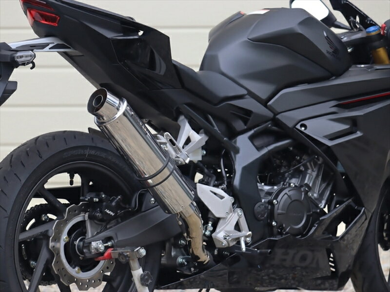 マフラー ダブルアールズ S/O ラウンド・ステンレスサイレンサー CBR250RR 8BK-MC51 23- BF1245JM 4582734410714 取寄品