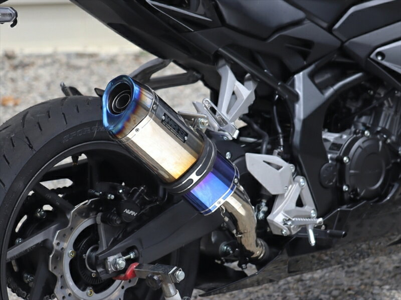 マフラー ダブルアールズ S/O SS-OVAL 焼き色チタンサイレンサー CBR250RR 8BK-MC51 23- SB1245JM 4582734411452 取寄品