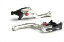 ハンドル エルエスエル BOWショートレバー シルバー/レッド BONNEVILLE T100 01-15/SCRAMBLER 06-15/THRUXTON 9...