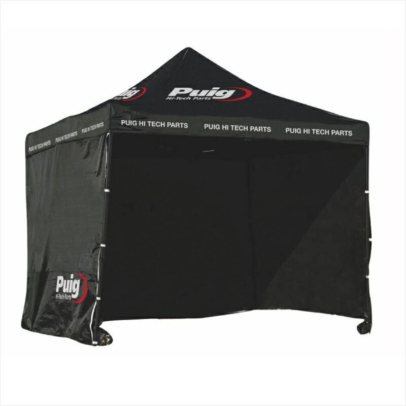バイクパーツ プーチ PUIG TENT 3mX3m ブラック21447N 4571415044799汎用