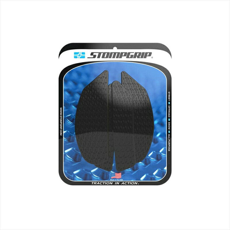 バイクパーツ 外装ストンプグリップ トラクションパッドタンクキット ブラック55-14-0203B 4550255957155ICON MT-10 22-23