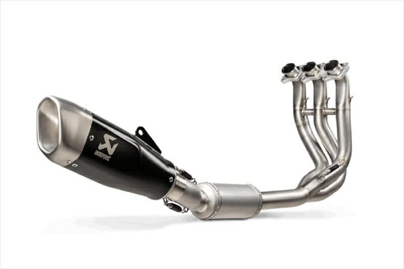 バイクパーツ マフラーアクラポビッチ レーシングライン チタン ブラックS-T6R1-CQTBL 4550255695514TRIDENT 660 22-23