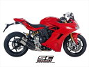 マフラー エスシープロジェクト スリップオン CR-T ツイン サイレンサー DUCATI SUPERSPORT 950 21-23 D21B-D36T 4550255978440 取寄品