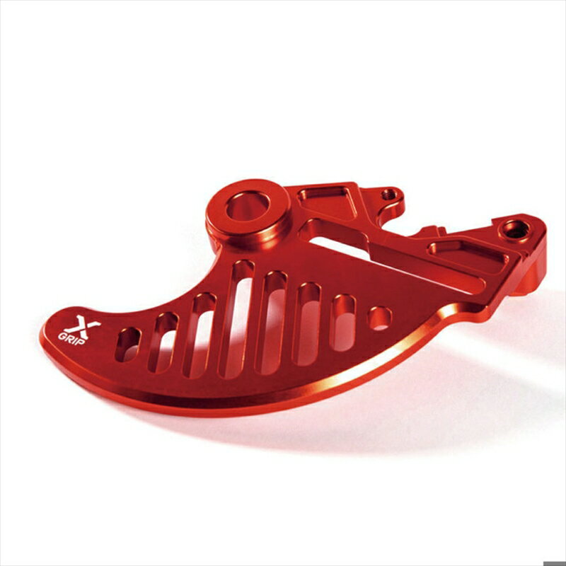【5日前後で発送】外装 ラフアンドロード X-GRIP ブレーキディスクガード RED KTM04-/HUSQ14-/GASGAS21- XG-2356 9120088713324 取寄品