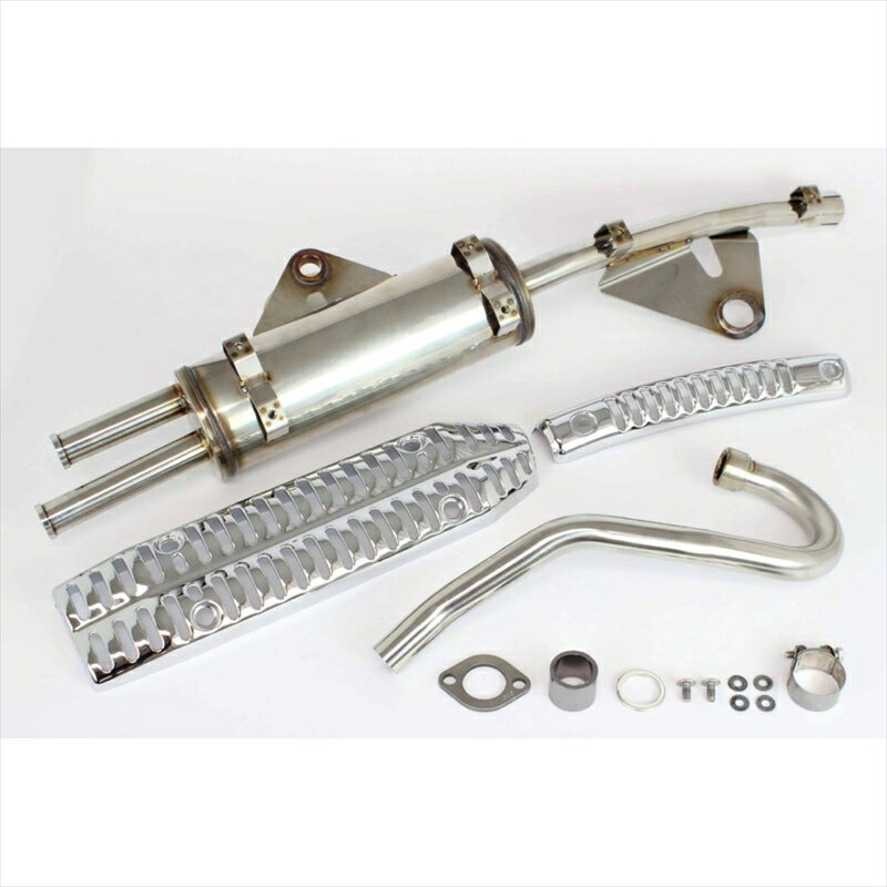 【在庫有り】決算セールバイクパーツ マフラースペシャルパーツタケガワ スクランブラーマフラー04-02-0366 4514162801222ダックス125(JB04-1000001～)
