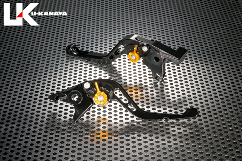バイクパーツ ハンドルユーカナヤ レバーセット GPタイプ/ショート BK/TIYA014-008-0601 4550255982171YZF-R1 02-03/YZF-R6 99-04
