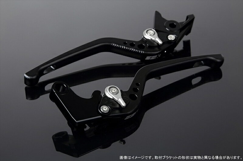 ハンドル エスエスケイ スピードラ アジャストレバー 3D ロング Mブラック/Mシルバー MT-01 04-09 VMAX1700 09-13 LVEM043BK-SR 4580540514992 取寄品