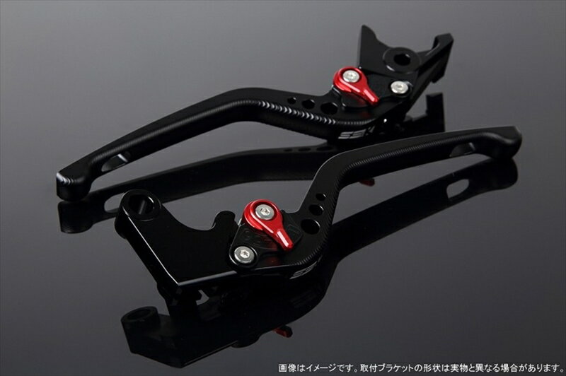 ハンドル エスエスケイ スピードラ アジャストレバー 3D ロング Mブラック/Mレッド MT-01 04-09 VMAX1700 09-13 LVEM043BK-RD 4580540515029 取寄品