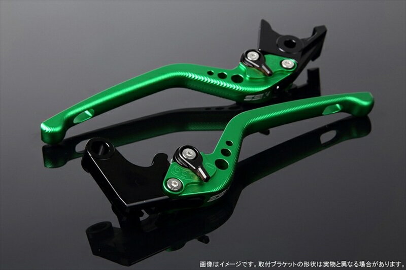 ハンドル エスエスケイ スピードラ アジャストレバー 3D ロング Mグリーン/Mブラック MT-01 04-09 VMAX1700 09-13 LVEM043GN-BK 4580540515401 取寄品