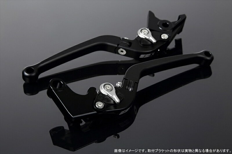 【5日前後で発送】 ハンドル エスエスケイ スピードラ アジャストレバー スタンダード可倒式 Mブラック/Mシルバー MT-01 04-09 VMAX1700 09-13 LVAM043BK-SR 4589995087143 取寄品