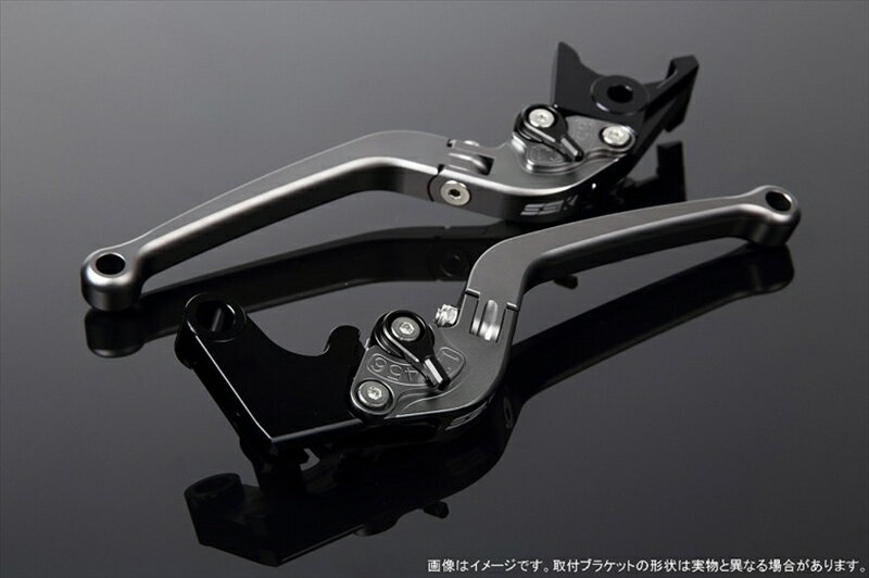 【5日前後で発送】 ハンドル エスエスケイ スピードラ アジャストレバー スタンダード可倒式 Mチタン/Mブラック MT-01 04-09 VMAX1700 09-13 LVAM043TM-BK 4589995087341 取寄品