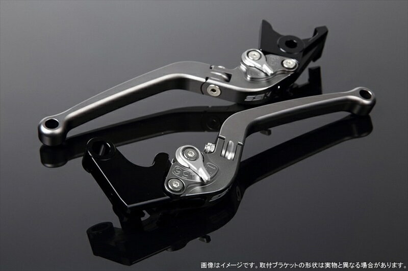 【5日前後で発送】 ハンドル エスエスケイ スピードラ アジャストレバー スタンダード可倒式 Mチタン/Mシルバー MT-01 04-09 VMAX1700 09-13 LVAM043TM-SR 4589995087358 取寄品