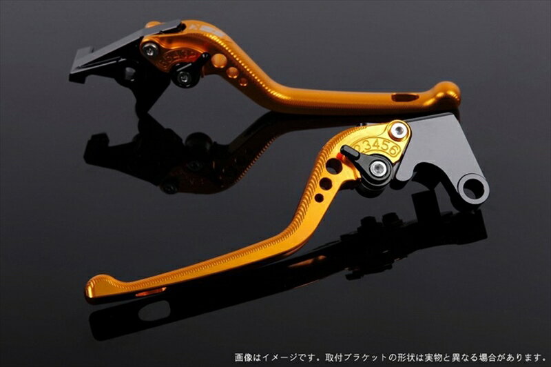 ハンドル エスエスケイ スピードラ アジャストレバー 3D ロング ゴールド/ブラック MT-01 04-09 VMAX1700 09-13 YA0404807-BK 4589995467471 取寄品